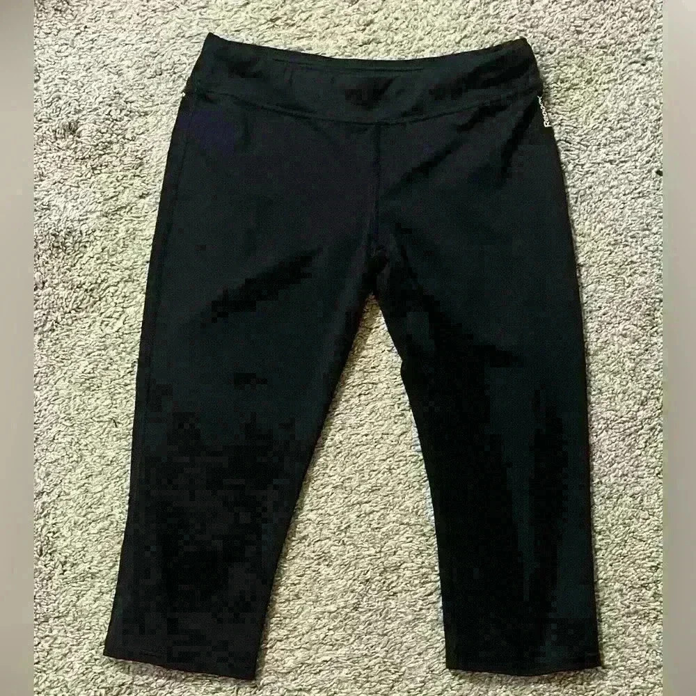 Reebok Girls Cropped Workout Leggings | Activewear | Size XL (16)
